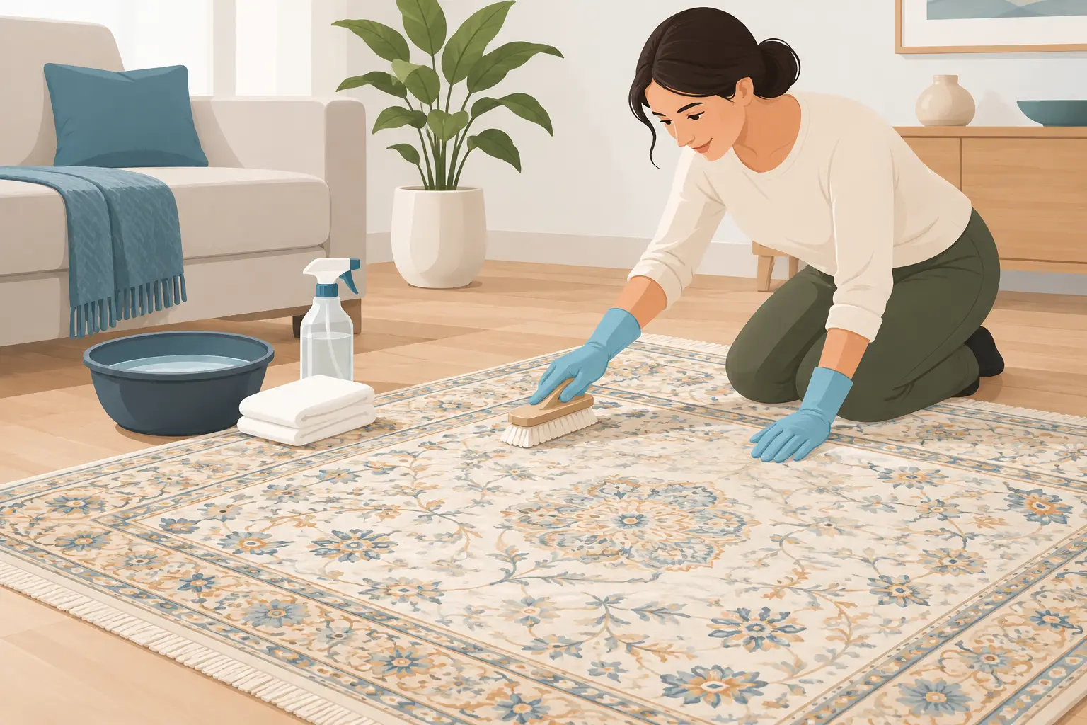 How to Clean Silk Rugs Without Damaging Them