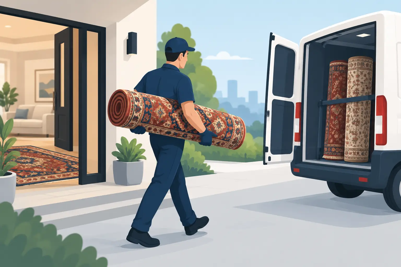 Rug Cleaning Pickup Delivery for Valuable Rugs